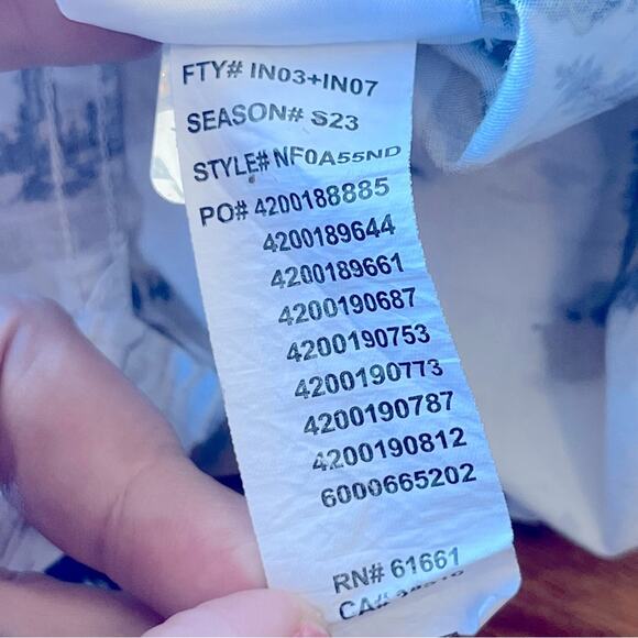 The North Face Baytrail Print Short Sleeve Shirt Men's Patterned Shirt size XL - Picture 10 of 10